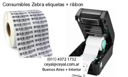 Consumibles Zebra etiquetas   ribbon