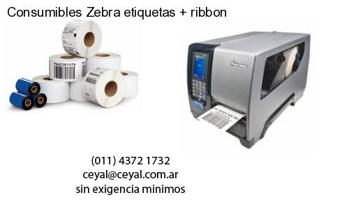 Consumibles Zebra etiquetas   ribbon