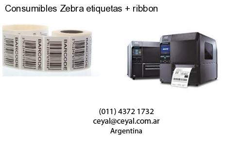 Consumibles Zebra etiquetas   ribbon