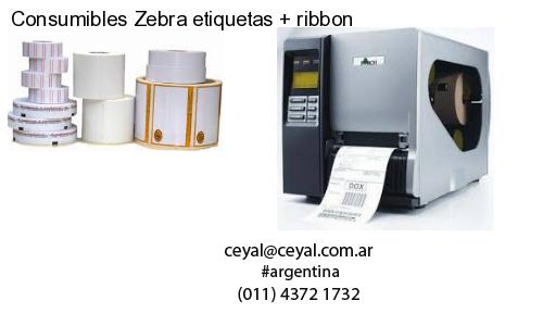 Consumibles Zebra etiquetas   ribbon