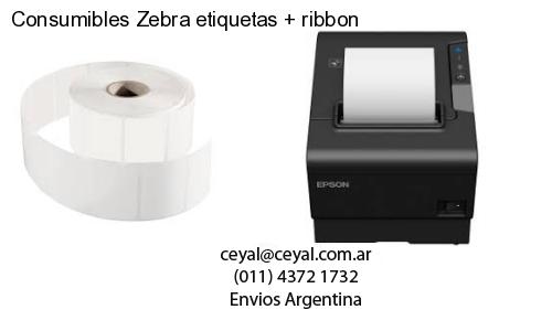 Consumibles Zebra etiquetas   ribbon