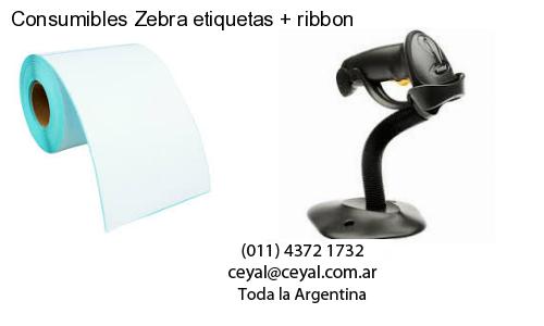 Consumibles Zebra etiquetas   ribbon