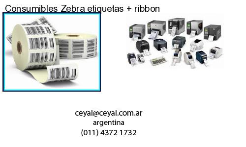 Consumibles Zebra etiquetas   ribbon