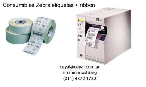 Consumibles Zebra etiquetas   ribbon