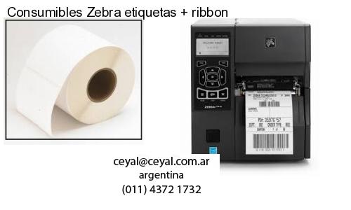 Consumibles Zebra etiquetas   ribbon