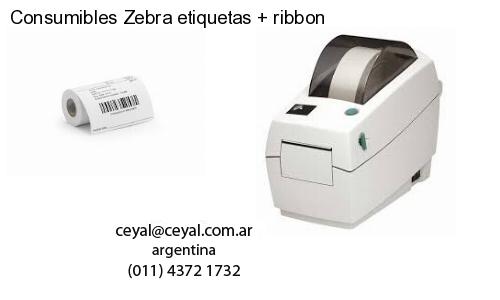Consumibles Zebra etiquetas   ribbon