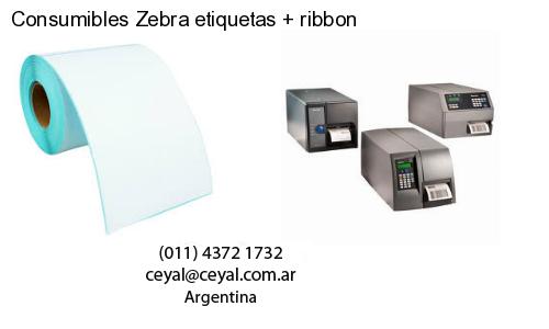 Consumibles Zebra etiquetas   ribbon