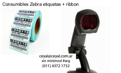 Consumibles Zebra etiquetas   ribbon