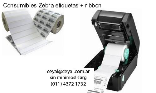 Consumibles Zebra etiquetas   ribbon