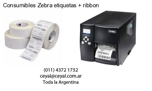 Consumibles Zebra etiquetas   ribbon