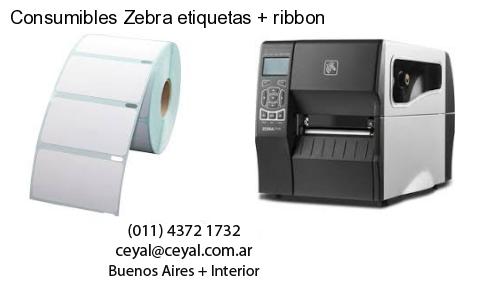 Consumibles Zebra etiquetas   ribbon