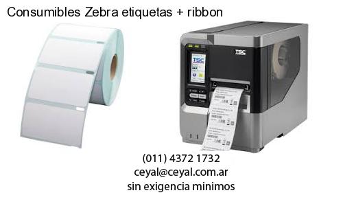 Consumibles Zebra etiquetas   ribbon