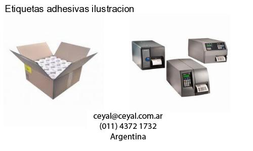 Etiquetas adhesivas ilustracion