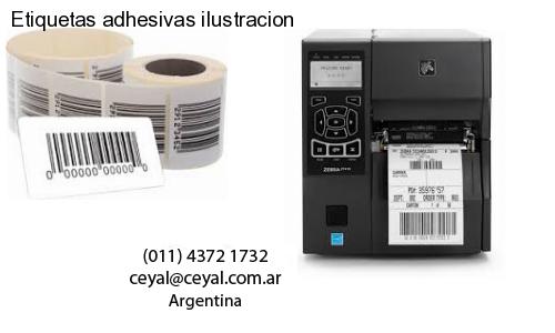 Etiquetas adhesivas ilustracion