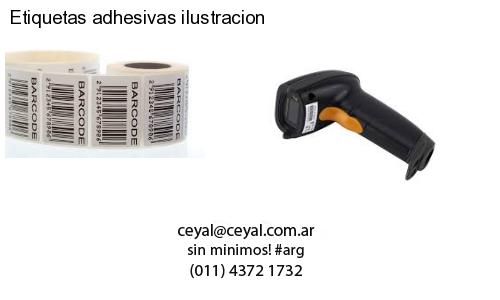 Etiquetas adhesivas ilustracion
