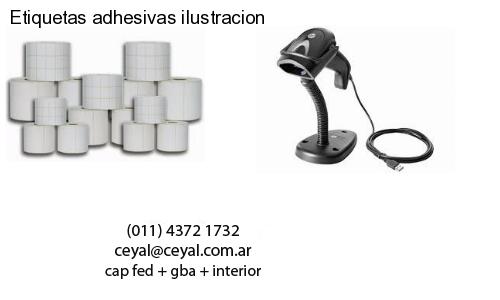 Etiquetas adhesivas ilustracion