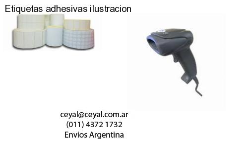Etiquetas adhesivas ilustracion