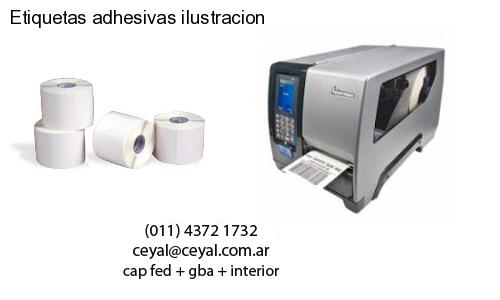 Etiquetas adhesivas ilustracion