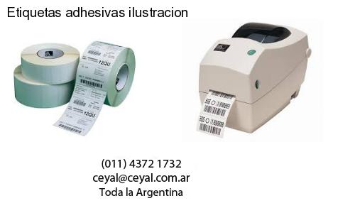 Etiquetas adhesivas ilustracion