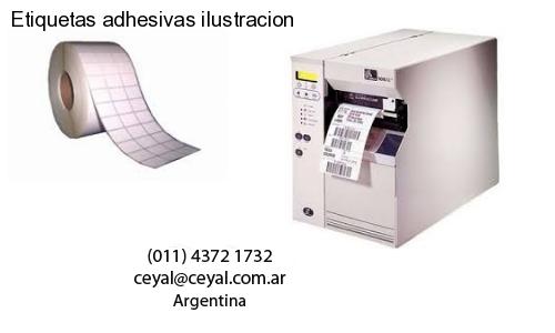 Etiquetas adhesivas ilustracion