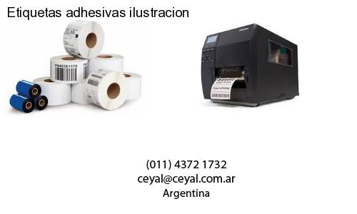Etiquetas adhesivas ilustracion