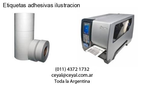 Etiquetas adhesivas ilustracion