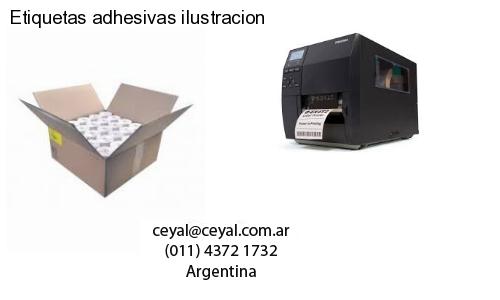 Etiquetas adhesivas ilustracion