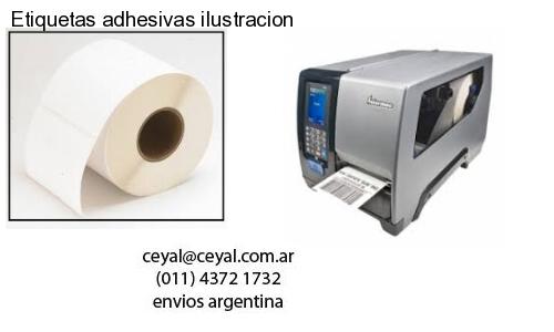 Etiquetas adhesivas ilustracion