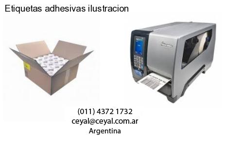 Etiquetas adhesivas ilustracion