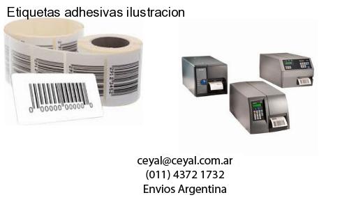 Etiquetas adhesivas ilustracion