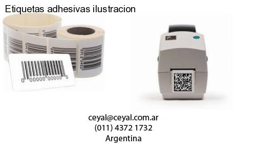 Etiquetas adhesivas ilustracion