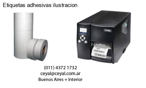 Etiquetas adhesivas ilustracion