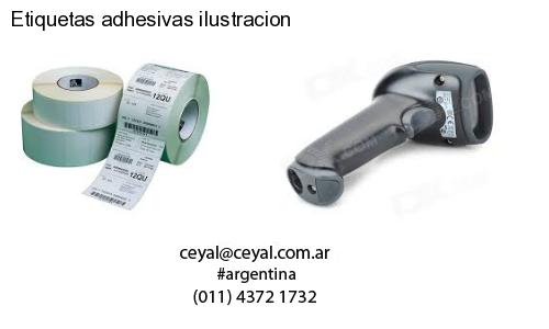 Etiquetas adhesivas ilustracion