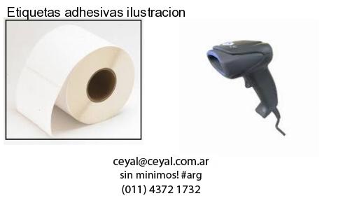 Etiquetas adhesivas ilustracion