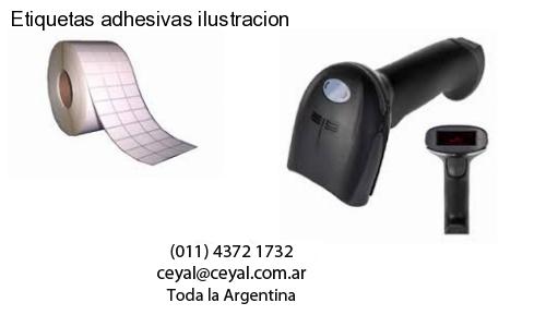 Etiquetas adhesivas ilustracion