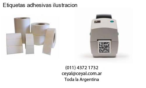 Etiquetas adhesivas ilustracion