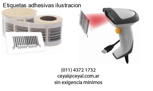 Etiquetas adhesivas ilustracion