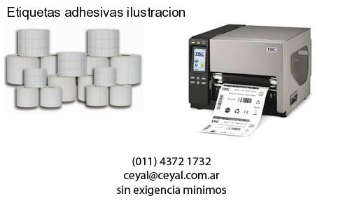 Etiquetas adhesivas ilustracion