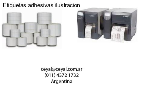 Etiquetas adhesivas ilustracion