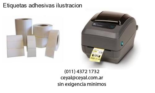 Etiquetas adhesivas ilustracion