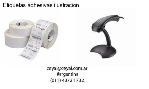 Etiquetas adhesivas ilustracion