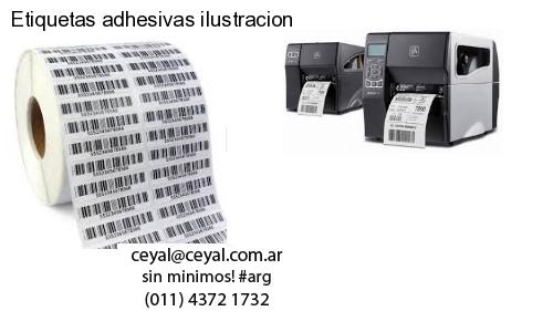 Etiquetas adhesivas ilustracion
