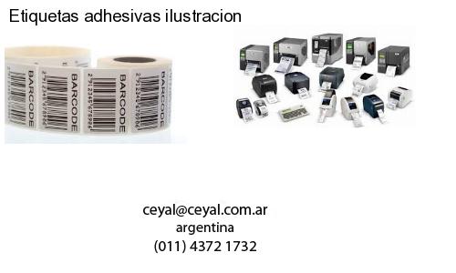 Etiquetas adhesivas ilustracion
