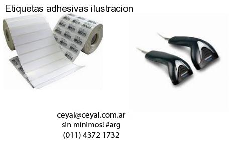 Etiquetas adhesivas ilustracion
