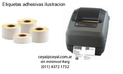 Etiquetas adhesivas ilustracion