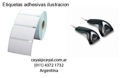 Etiquetas adhesivas ilustracion