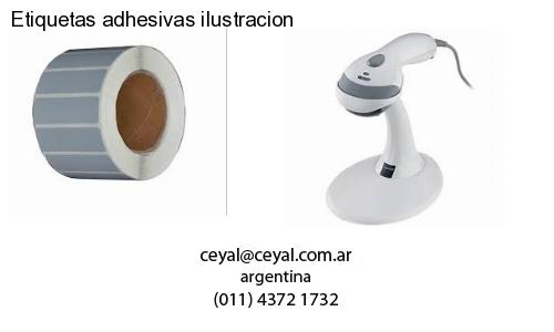 Etiquetas adhesivas ilustracion