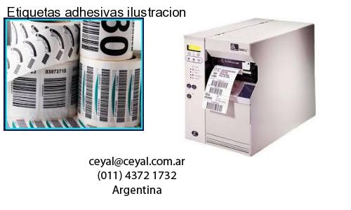 Etiquetas adhesivas ilustracion