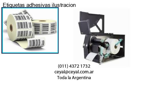 Etiquetas adhesivas ilustracion