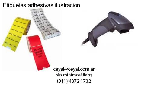 Etiquetas adhesivas ilustracion